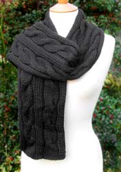 Bronte Cabled Scarf