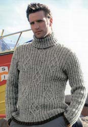 Sweater w/Add on Turtleneck-9