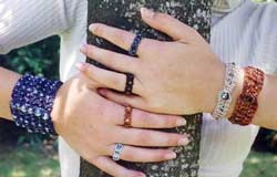 Egyptian Beaded Wristlets-4